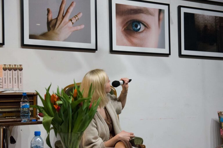 Spotkanie autorskie Adrianny Szymańskiej w Rykach w Kwadracie Artystycznym.