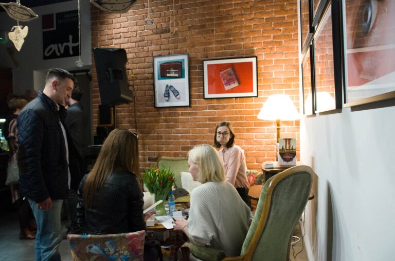 Spotkanie autorskie Adrianny Szymańskiej w Rykach w Kwadracie Artystycznym.