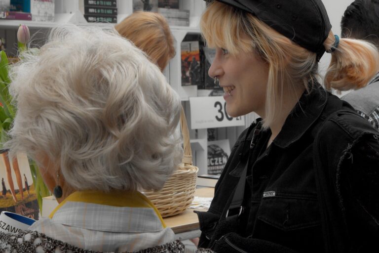 Adrianna Szymańska na Warszawskich Targach Książki