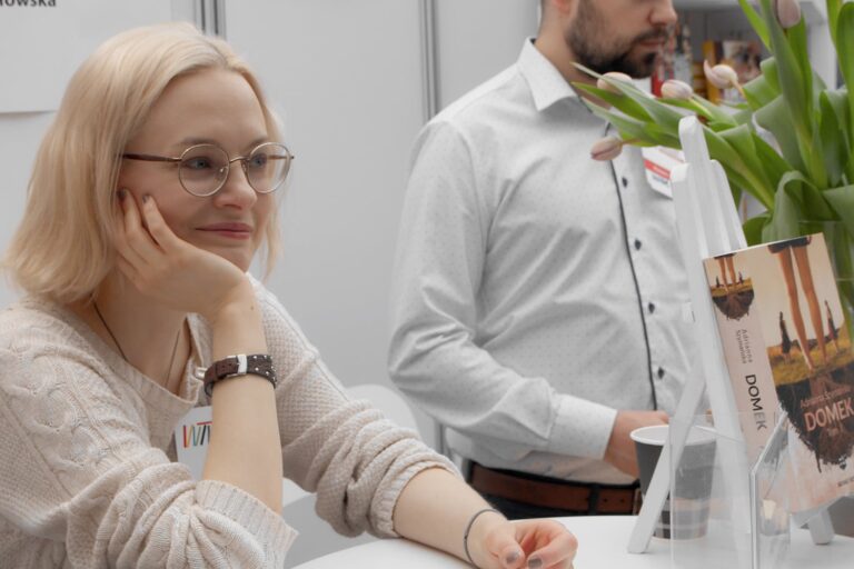 Adrianna Szymańska na Warszawskich Targach Książki